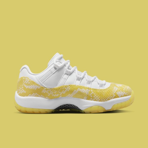 This Is What the Air Jordan 11 Low WMNS Yellow Snakeskin Looks Like